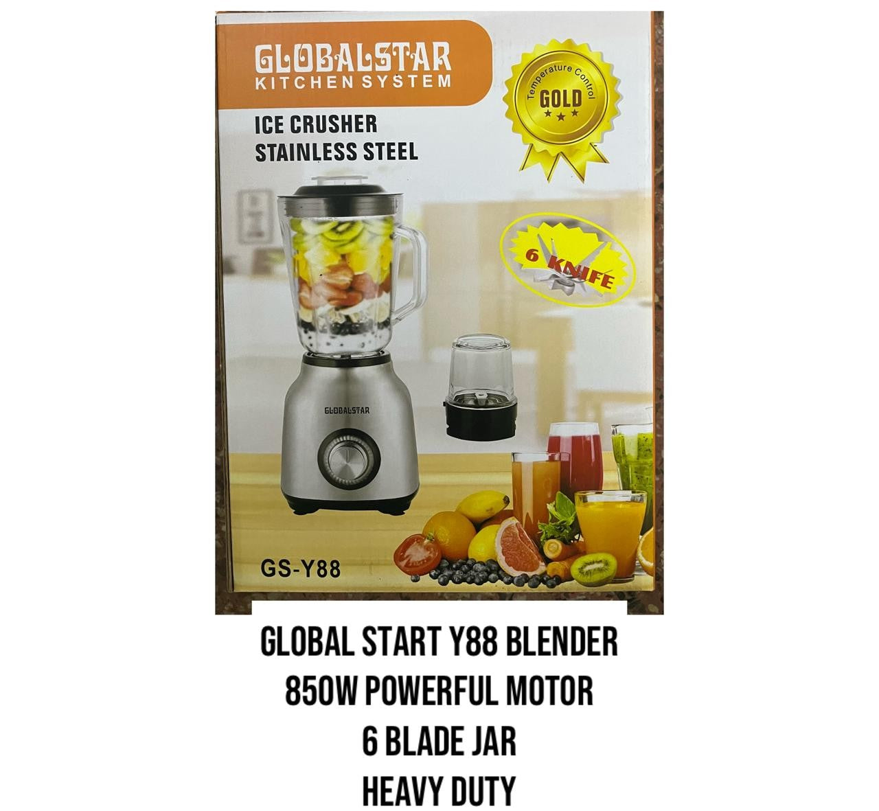 Global Star 6 blade Jar