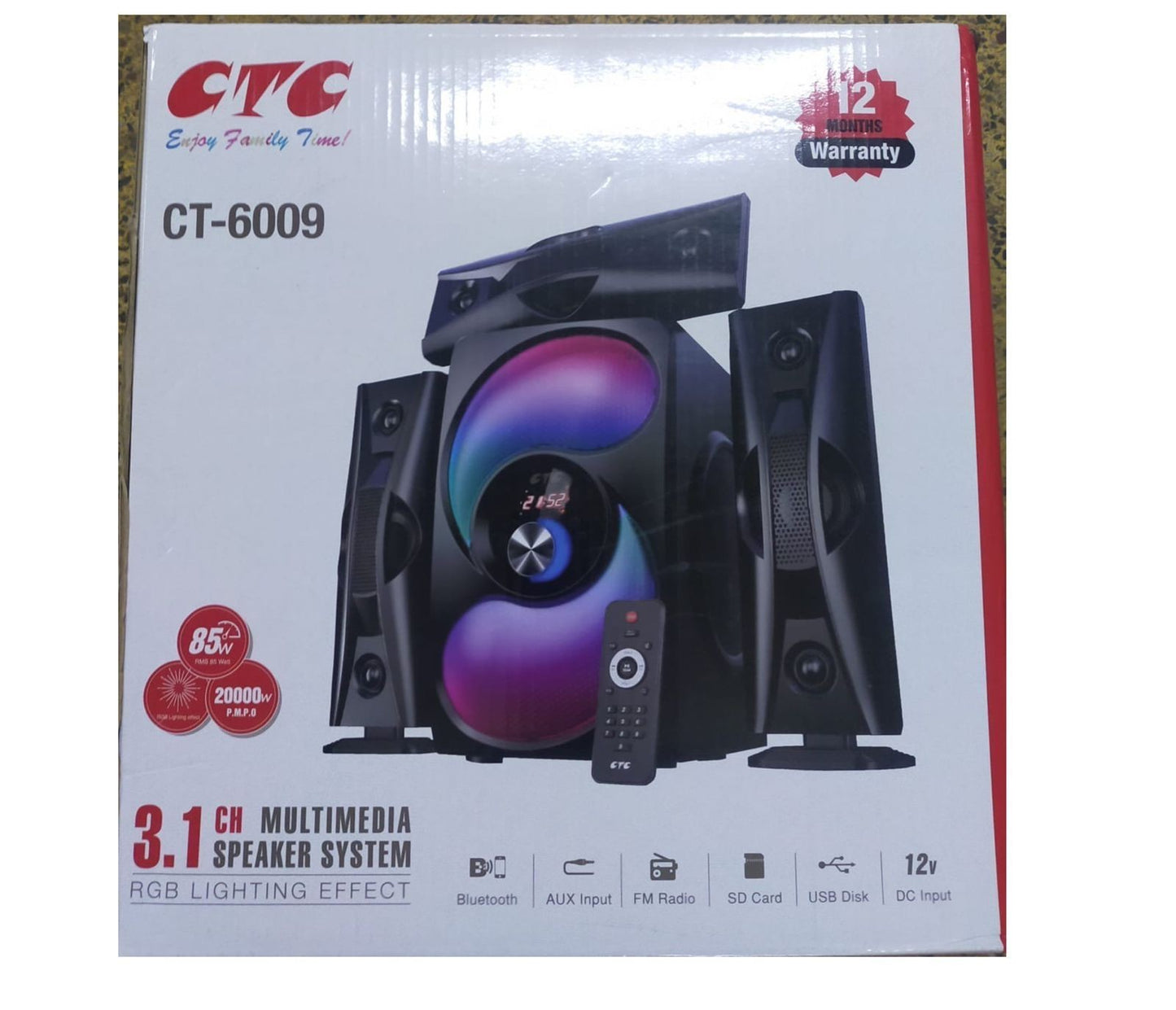 CT6009 3.1CH Multimedia Speaker System