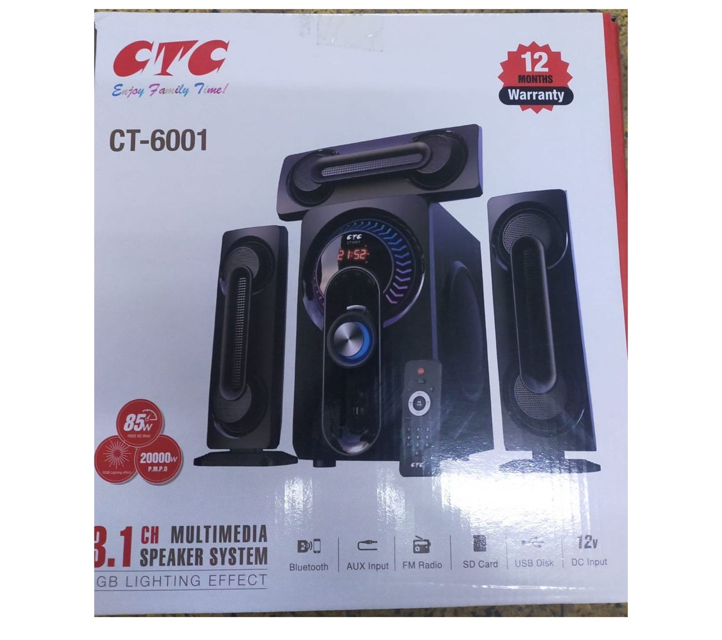 CT6001 3.1CH Multimedia Speaker System