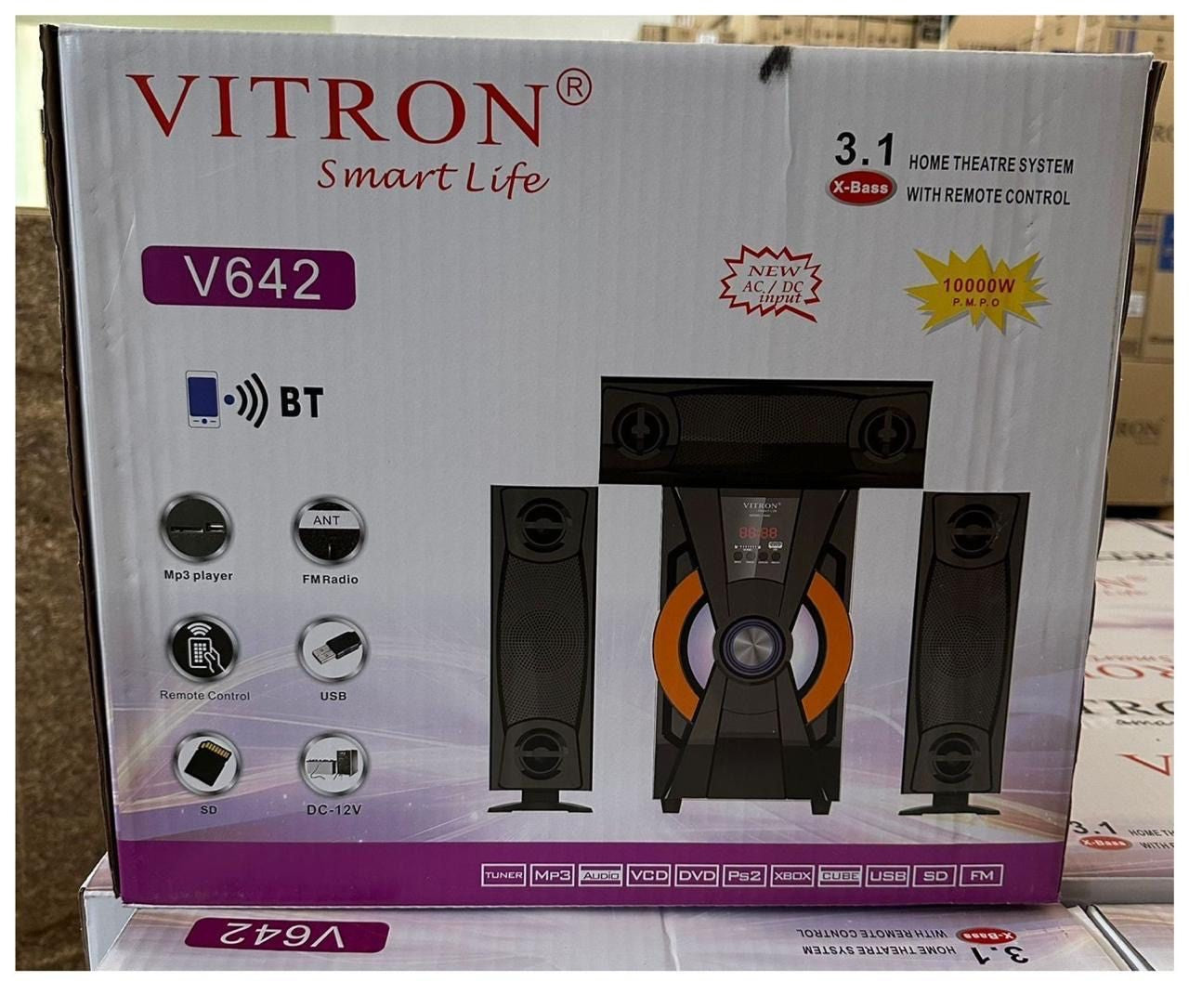 V642 Home Theatre System with Remote Control