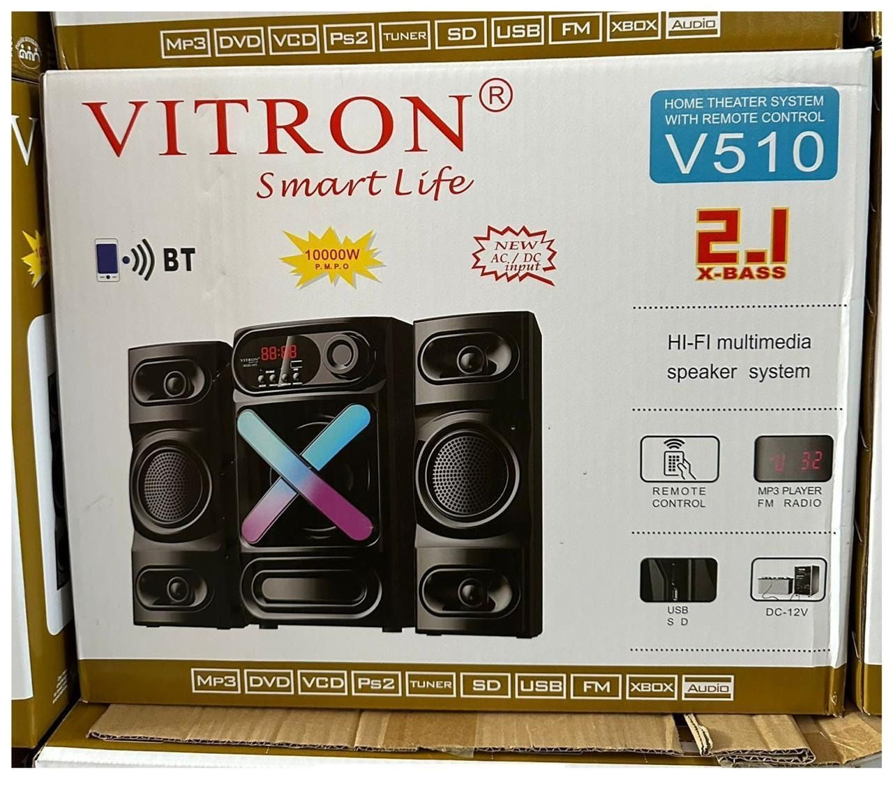 V510 Home Theatre System with Remote Control