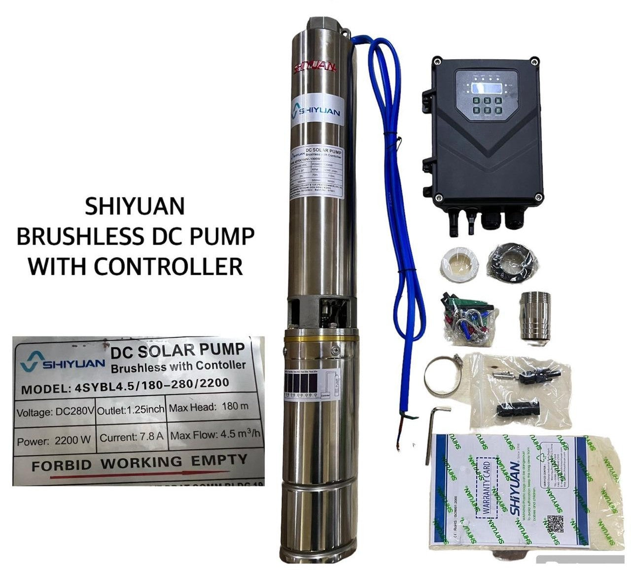 180M Shiyuan Brushless DC Pump with Controller