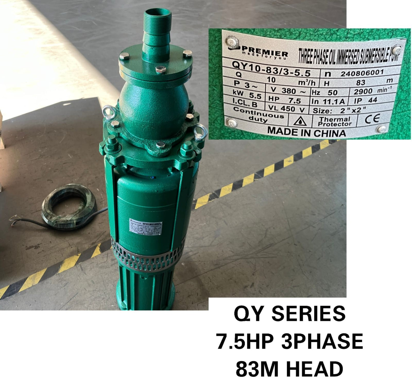 Premier QY Series 7.5HP 3 Phase