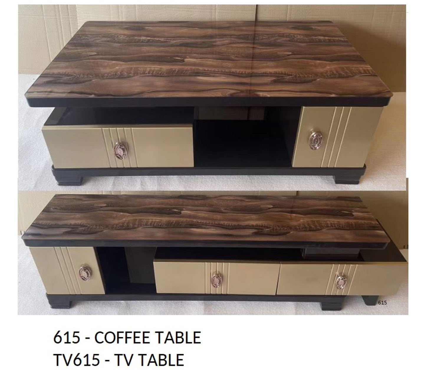 Tv & Coffee Table Set Model 615