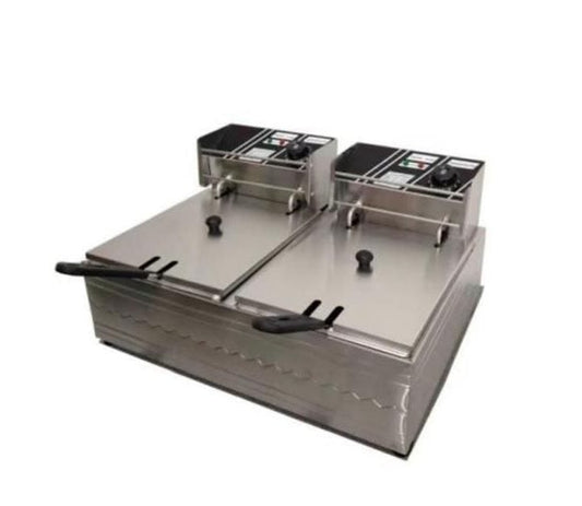 Double Fryer Commercial 6L+6L