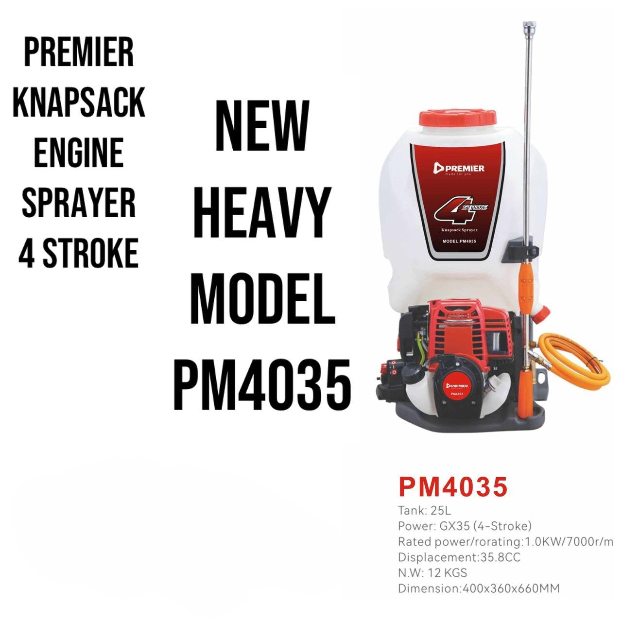 Knapsack Engine Sprayer 4 stroke