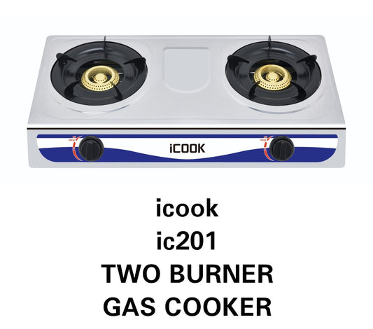ICOOK 2 Burner Gas Cooker