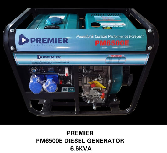 Premier 6500E Diesel Generator 6.6KVA