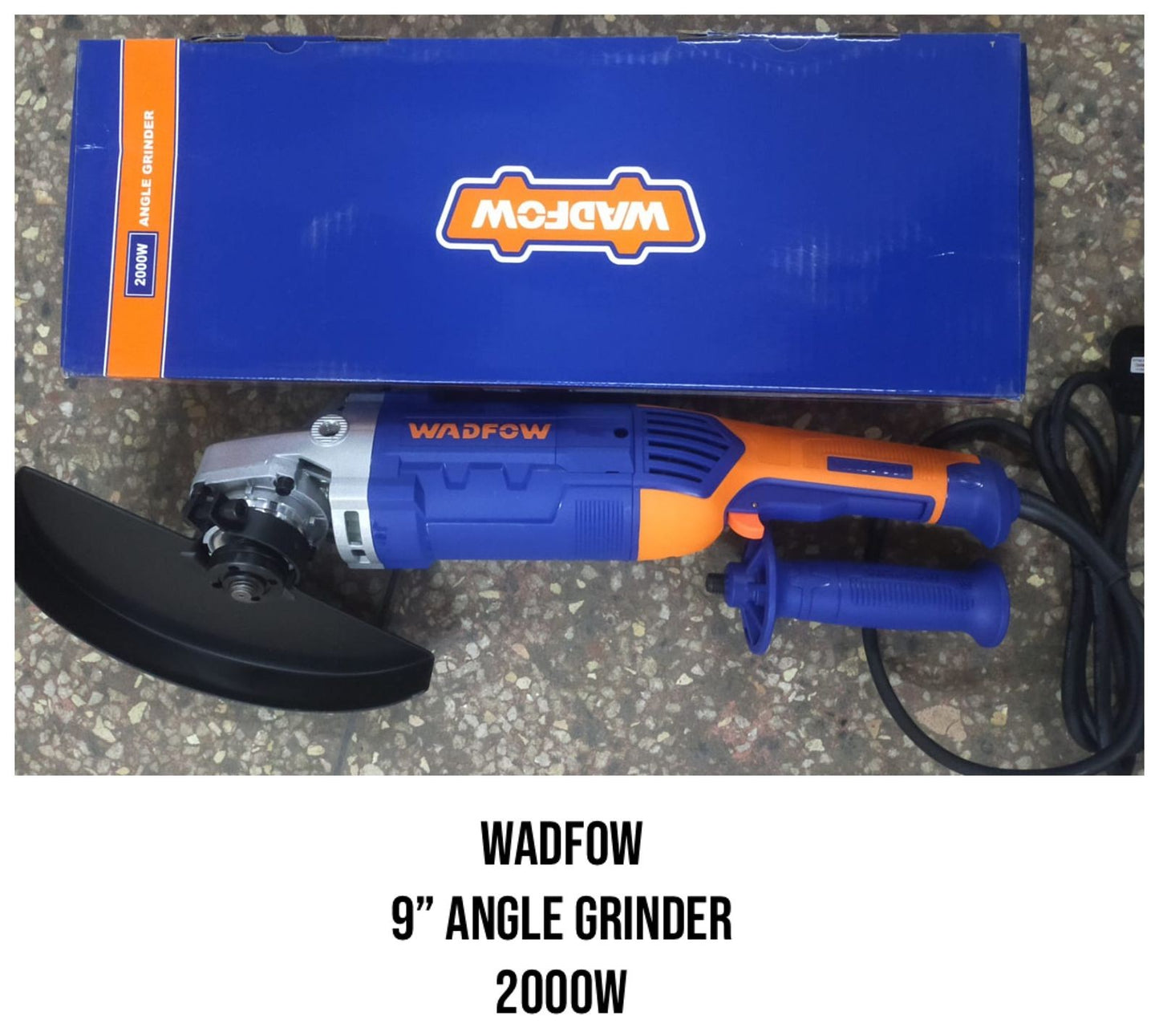 Wadfow 9" Angle Grinder