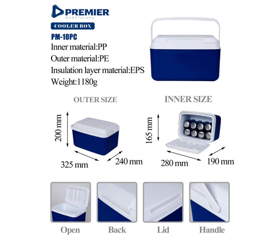 10L Cooler Box