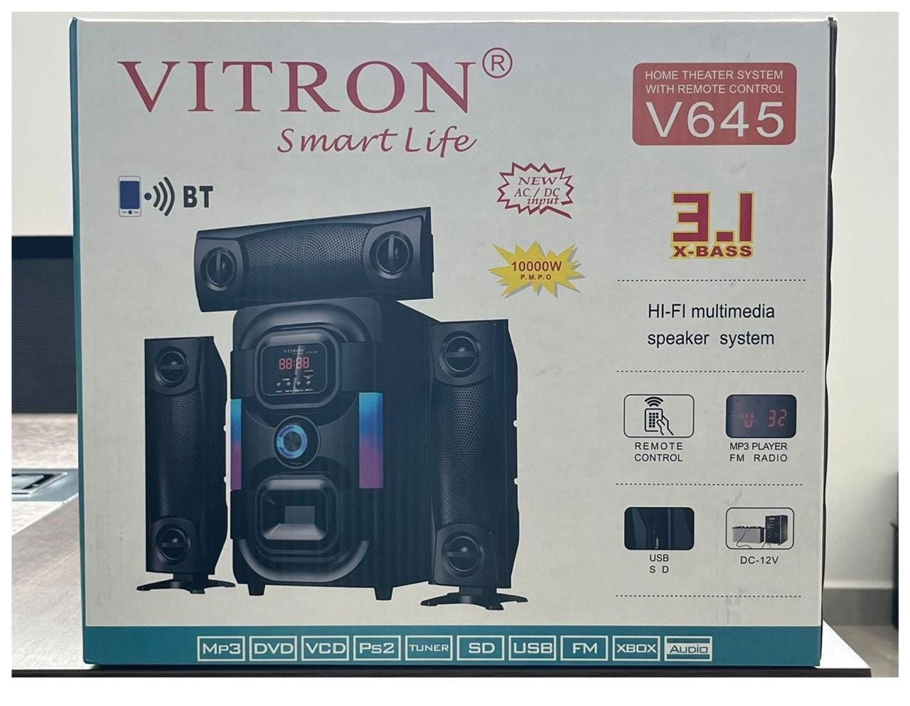 V645 Home Theatre System with Remote Control