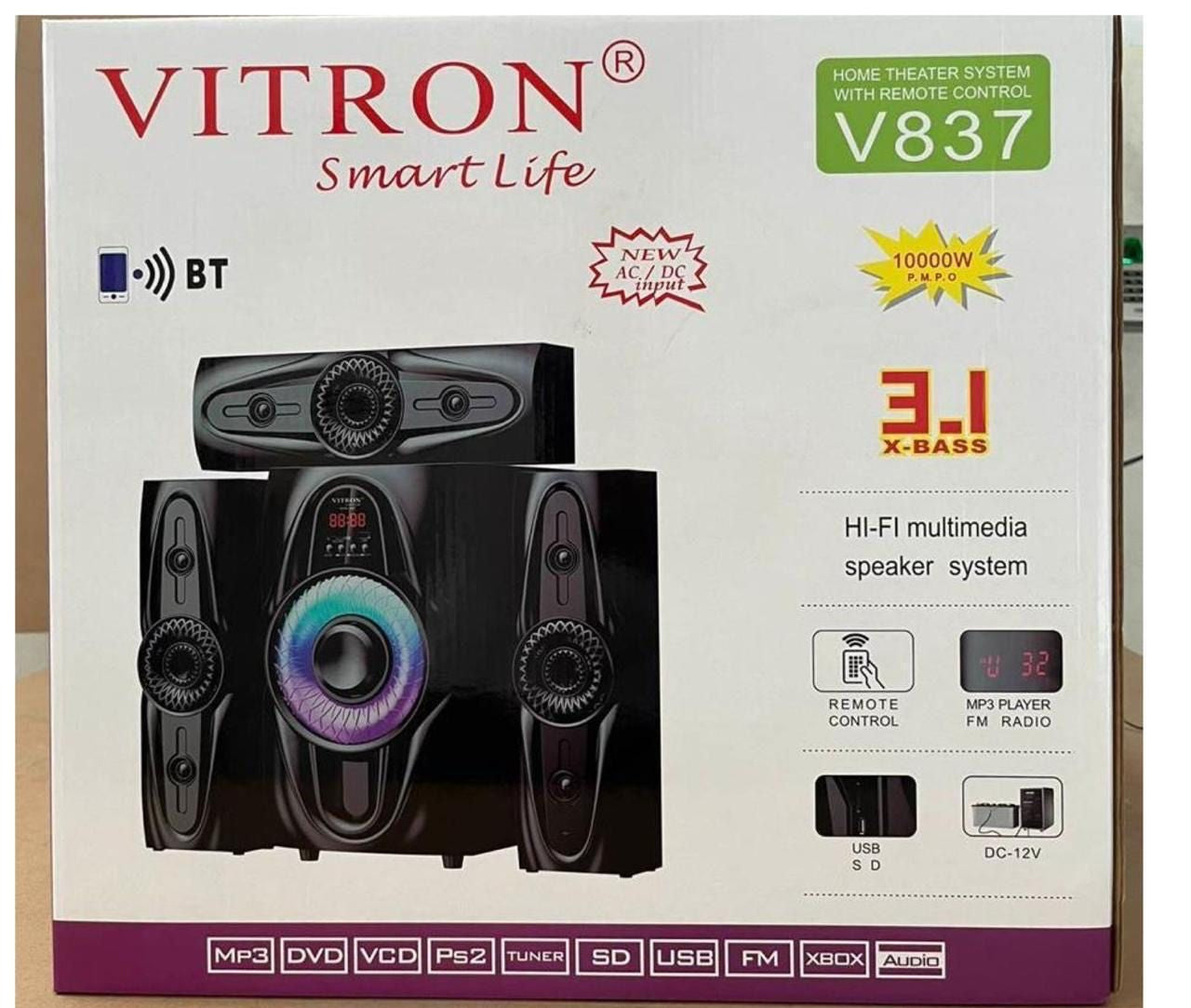 V837 Home Theatre System with Remote Control