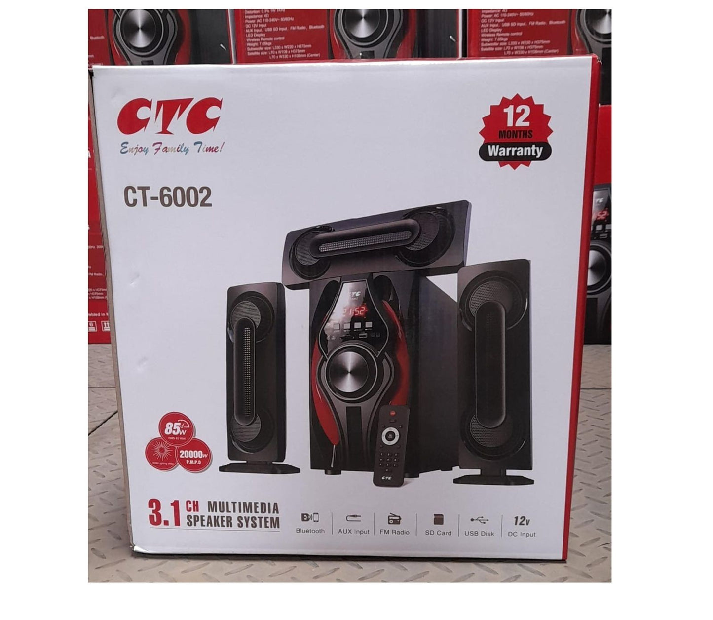 CT6002 3.1CH Multimedia Speaker System