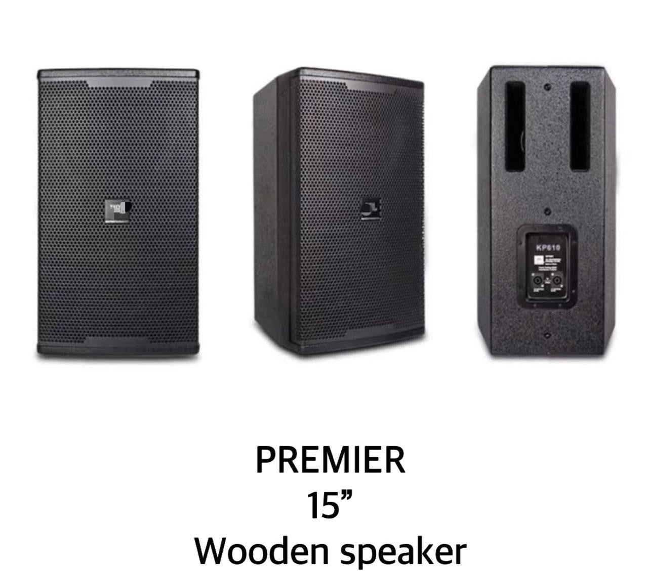 Premier 15" Wooden Speaker