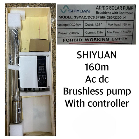 160M Shiyuan Brushless AC DC Pump with Controller
