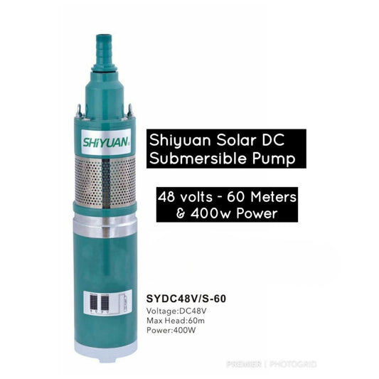 60M Shiyuan Solar DC Submersible Pump