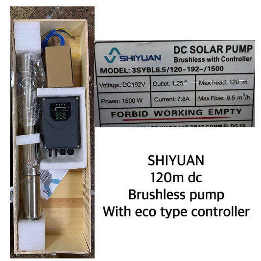 120M Shiyuan Brushless DC Pump with Eco type Controller