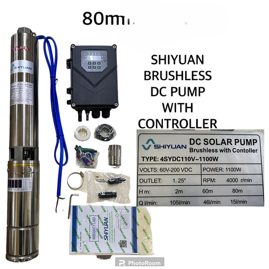 80M Shiyuan Brushless DC Pump with Controller