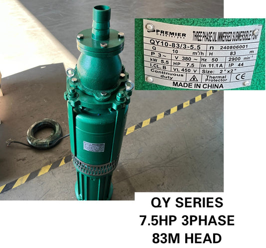 Premier QY Series 7.5HP 3 Phase