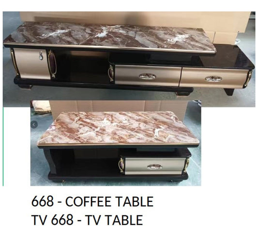 Tv & Coffee Table Set Model 668
