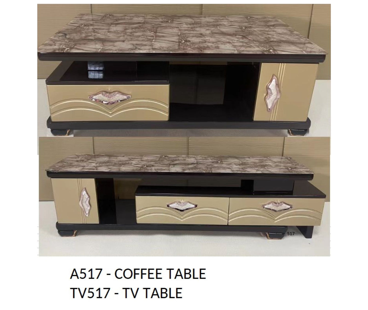 Tv & Coffee Table Set Model 517