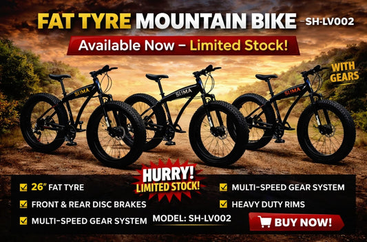 Fat Tyre Mountain Bike